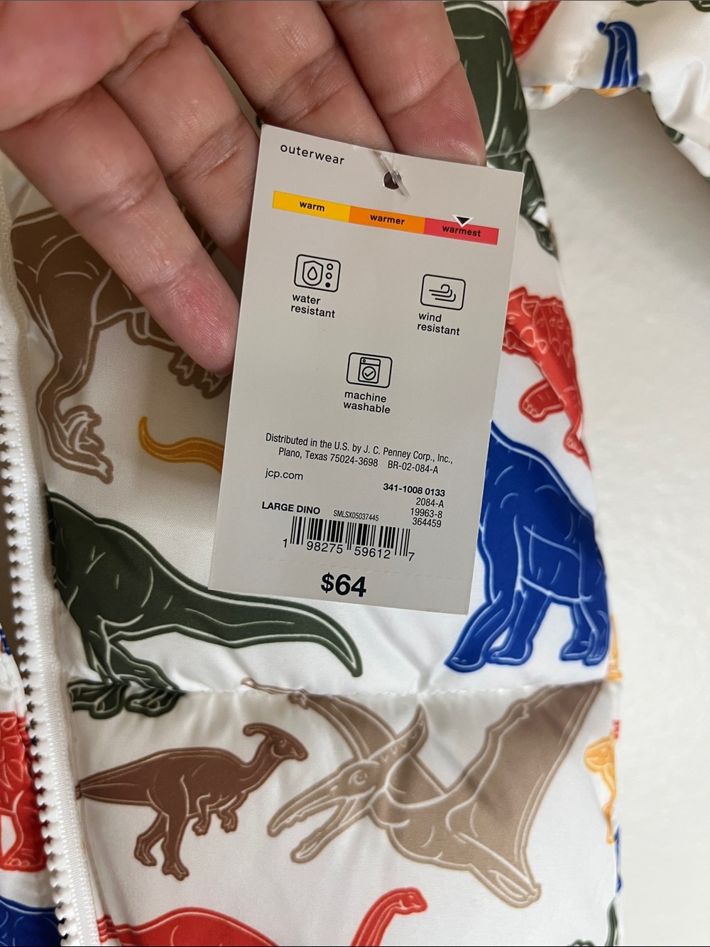 Okie Dokie Baby Boys Long Sleeve Pram Dinosaur print 18month - Picture 6 of 15